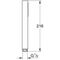 Grohe Handbr RAINSHOWER AQUA CUBE STICK 1 Strahlart hard graphite gebürstet