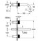 GROHE 3-L-WT-Wandbatt. Atrio Private C. 20589 FMS Knopfbetätigung warm sunset