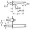 Grohe 2L-WT-W-batterie ALLURE BRILLIANT FMS, Griff Vanilla Noir chrom
