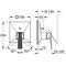Grohe EH-Wannenbatterie ALLURE BRILLIANT FMS, Griff mit Rändelstruktur chrom