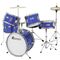 DIMAVERY JDS-305 Kinder Schlagzeug, blau