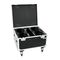 ROADINGER Flightcase 4x TMH FE-600 mit Rollen