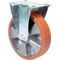 Bockrolle 150mm 250kg Guß-PUR 138x109mm Alu.BS ROLLEN