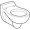 Geberit Wand-Tiefspül-WC BAMBINI weiß