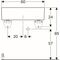 Geberit Mehrzweckbecken PUBLICA ohne Überlauf 600x400x130mm weiß