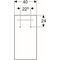 Geberit Lichtspiegel RENOVA COMPACT 400x800x35mm