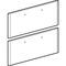 GE Schubladenfront grau zu it! WTU 819101