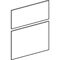 GE Schubladenfront Greige zu Schrank 807046