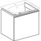 Geberit Waschtischunterschrank ACANTO 595x535x475mm La ma sandgrau Fr Gl sandg