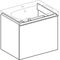 Geberit Waschtischunterschrank ACANTO 640x535x475mm La m lava Front Glas lava