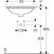 Geberit Unterbauwaschtisch VariForm re. 530x440mm o HL m ÜL Use gla weiß