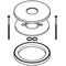 Grohe Rosette/Distanzring f Essence nickel gebü