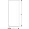 Geberit Duschtrennwand für Walk-In-Dusche 1000x2000x8mm