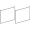 GE Schubladenfront Set, Eiche für Renova Plan WTU, zu WT B:130cm