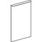 GE Tür, Anschlag links mit Griff, lava Smyle Square Seitenschrank, B: 36cm