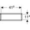 Geberit Hochschrank iCon 450x1800x150mm m 1 Tür sandgrau hochglan