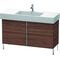 Duravit Waschtischunterbau VERO 446x1200x581mm nussbaum dunkel