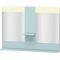 Duravit Spiegel VERO 142x1100x800mm Be lichtblau matt