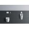 Duravit Betätigungsplatte DURASYSTEM A2 130x150mm Netz f Urinal ZinkDruckg. chr