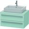 Duravit Konsolenunterschrank X-LARGE 440x800x548mm lichtblau matt