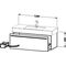Duravit Waschtischunterbau X-LARGE 468x1200x448mm betongrau matt