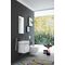 Duravit Waschtischunterbau XSQUARE 397x434x340mm Türansch li weiß hochglanz