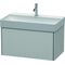 Duravit Waschtischunterbau XSQUARE 397x784x460mm nordic weiß seidenmatt