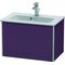 Duravit WT-Unterbau XSQUARE COMPACT 400x610x388mm aubergine seidenmatt