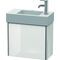 Duravit Waschtischunterbau XSQUARE 397x484x240mm Türansch li weiß hochglanz