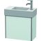 Duravit Waschtischunterbau XSQUARE 397x484x240mm Türansch re lichtblau matt