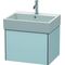 Duravit Waschtischunterbau XSQUARE 397x584x460mm lichtblau seidenmatt