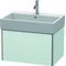 Duravit Waschtischunterbau XSQUARE 397x684x460mm lichtblau matt