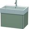Duravit Waschtischunterbau XSQUARE 397x684x460mm steingrau seidenmatt