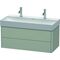 Duravit Waschtischunterbau XSQUARE 397x984x460mm taupe seidenmatt