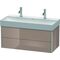 Duravit Waschtischunterbau XSQUARE 397x984x460mm cappuccino hochglanz