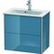 Duravit WT-Unterbau XSQUARE COMPACT 560x610x388mm stone blue hochglanz