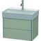 Duravit WTU COMPACT XSQUARE 397x584x390mm taupe seidenmatt