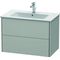 Duravit Waschtischunterbau XSQUARE 560x810x478mm betongrau matt