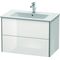Duravit Waschtischunterbau XSQUARE 560x810x478mm weiß hochglanz