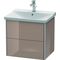Duravit Waschtischunterbau XSQUARE 565x610x473mm cappuccino hochglanz