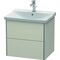 Duravit Waschtischunterbau XSQUARE 565x610x473mm taupe matt