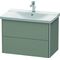 Duravit Waschtischunterbau XSQUARE 565x810x473mm steingrau seidenmatt
