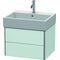 Duravit Waschtischunterbau XSQUARE 397x584x460mm lichtblau matt