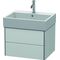 Duravit Waschtischunterbau XSQUARE 397x584x460mm weiß seidenmatt