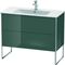 Duravit Waschtischunterbau XSQUARE 832x1010x478mm dolomiti grey hochglanz