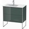 Duravit Waschtischunterbau XSQUARE 832x810x478mm Be li dolo grey hochglanz