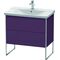 Duravit Waschtischunterbau XSQUARE 805x810x473mm aubergine seidenmatt