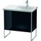 Duravit Waschtischunterbau XSQUARE Be re 805x810x473mm schwarz hochglanz