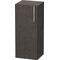 Duravit Halbhochschrank VERO 360x400x960mm Ans li Ei dunkel gebürstet