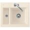 Subway XM flat Spüle 585 x 475 mm Fossil Ceramicplus